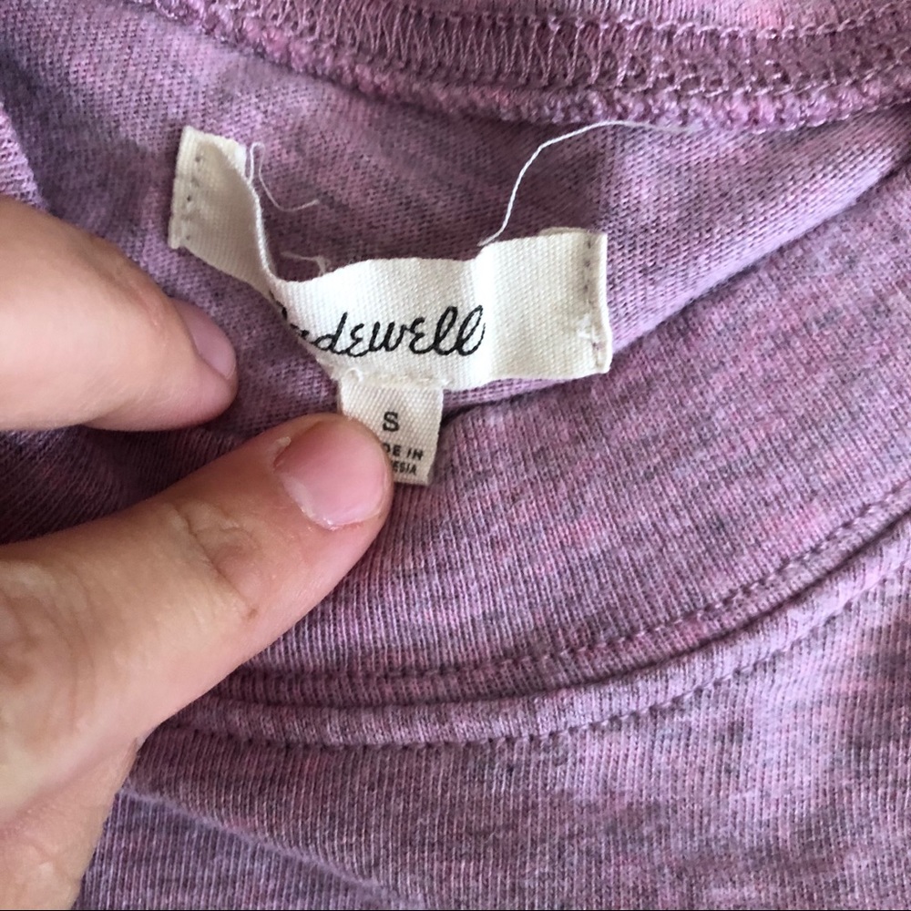 Madewell Pink T-Shirt Dress - Picture 3 of 4